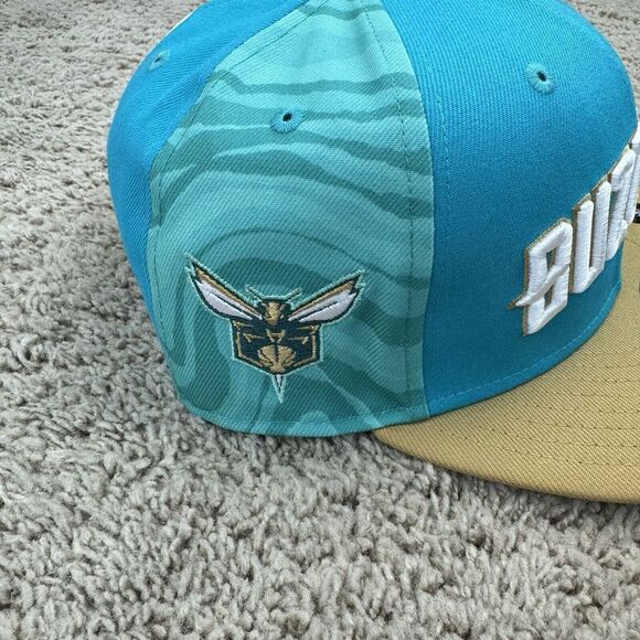 Charlotte Hornets Hat New Era 2023 City Edition Buzz City Script Logo Snapback‎ - Picture 4 of 9